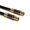Premium X Gold-Line TV Aerial Cable 3 m Black IEC