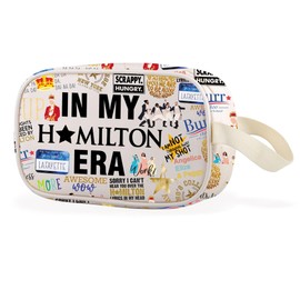 American Musical Inspired Clear Makeup Bag for Musical Theater Lover (HamilEra Cbag EU)