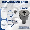 Terixe 2 Pack Replacement Knob for Brondell Bidet Toilet Seat,