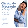 Citrato De Magnesio + Omega3 | 160 Capsulas De 1g