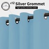 Easy-Going Outdoor Curtains Waterproof Windproof Weatherproof Curtain for Patio, Cabana,