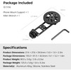 SMALLRIG 5156 - Soporte magnético de metal para teléfono con