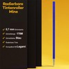 Donluhu 12 x Erasable Refills, Blue, Compatible with Legami, Easy