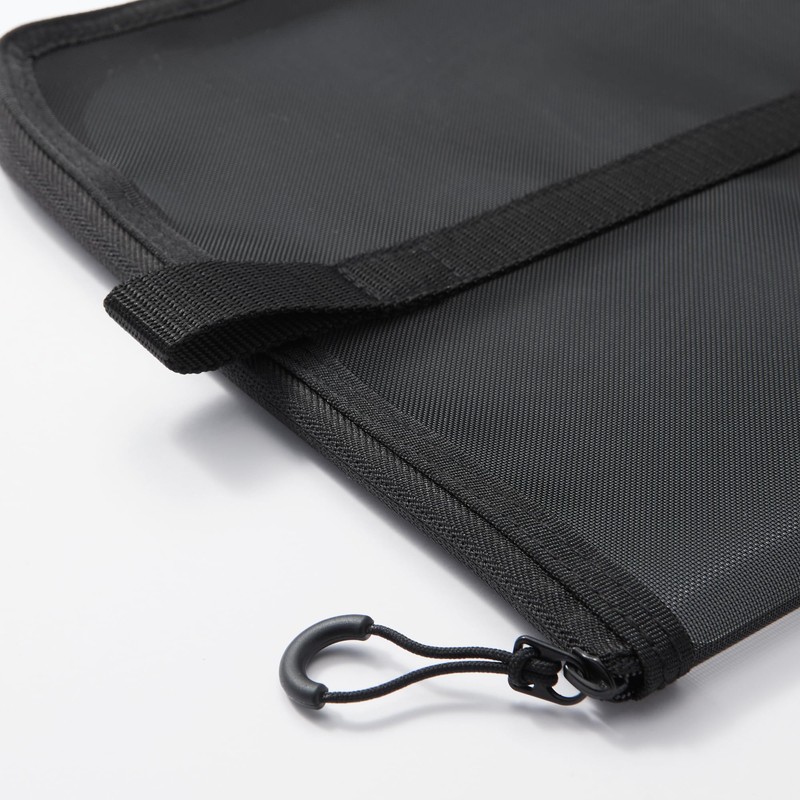 MUJI 84444623 Nylon Mesh Vertical Document Case with Dividers for