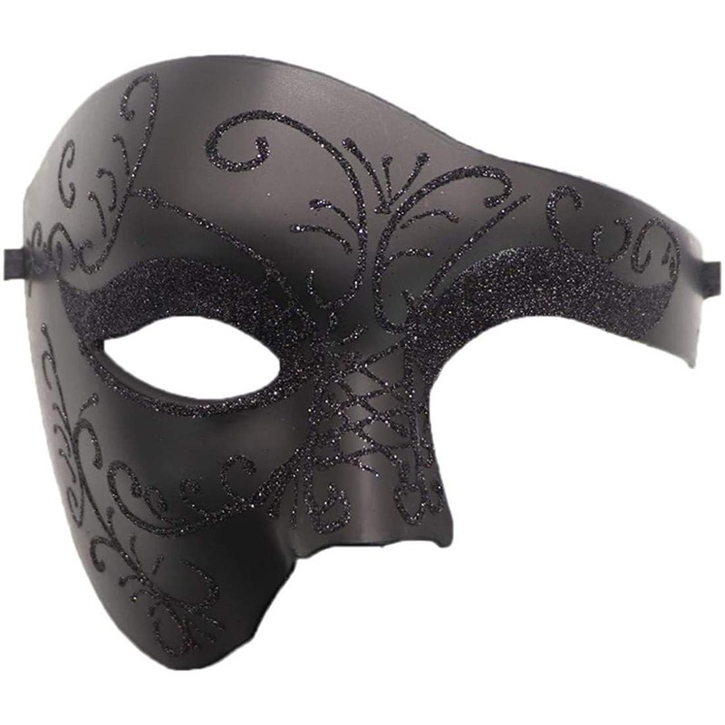 2PCS Couples Pair Mardi Gras Venetian Masquerade Masks Set, Party