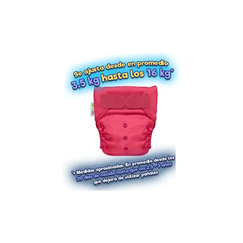 Pañales Ecológicos De Tela Ecopipo Filtro De Bambú 6 Pack