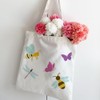 FINGERINSPIRE 20 Pcs Animal Painting Stencil with Brush 15x15cm Butterfly