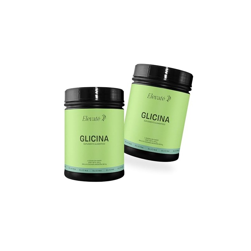 Glicina Pack 400 Suplemento Aminoácidos Esenciales Energía Sueño Equilibrio Metabólico