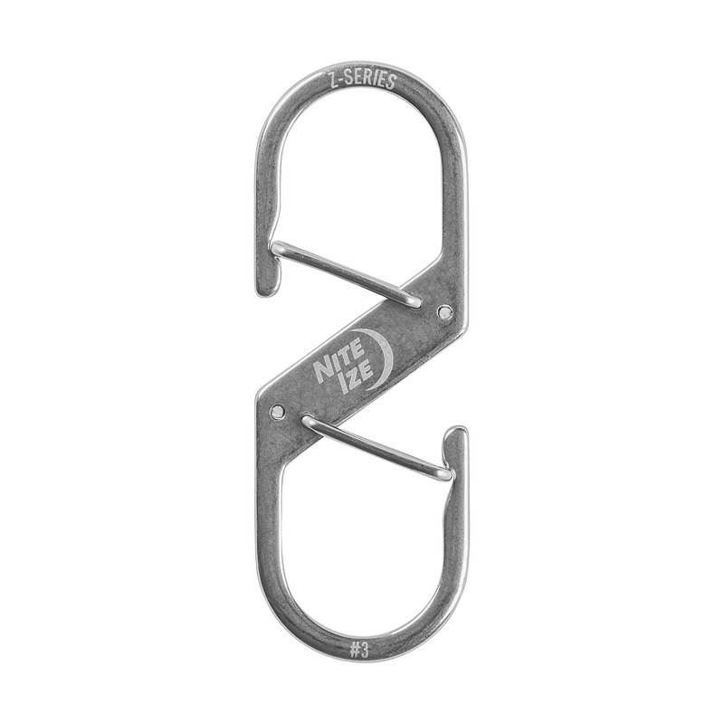 NITEIZE ZS3-11-R6 Z Carabiner #3 Stainless Silver