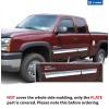 TYGER For 03-06 Chevy Silverado Extended Body Side Molding Trim