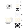 Boao 24 Pieces Bra Strap Clips for Back Bra Strap