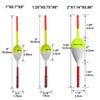 THKFISH Fishing Floats and Bobbers Balsa Wood Floats Spring Bobbers