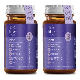 Idea Tiba X2 Concentración Y Memoria. Suplemento En Cápsulas