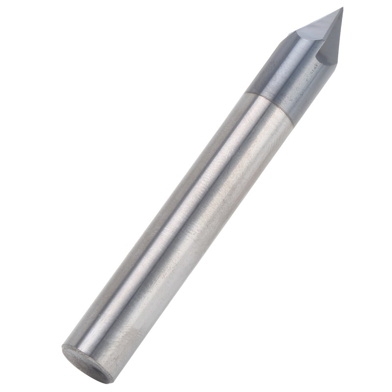 Chamfer End Mill 3 Flute 60° Milling Cutter Tungsten Steel