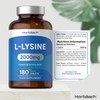L-Lysine 2000mg | 180 Tablets | Cold Sore Treatment, Essential