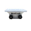 Brocraft Universal Aluminum Downrigger Bracket for 90 Degree Boat Track