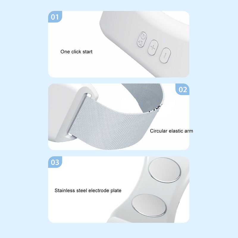 Electric V Face Massager Hot Compress Vibration USB Rechargeable Facial