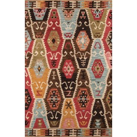 Momeni Rugs Tangier Collection, 100% Wool Hand Tufted Tip Sheared Transitional Area Rug, 2' x 3', Multicolor