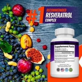 ▶Resveratrol Maximum Strength 90 CAPSULE Premium Formula Anti-Aging Antioxidant