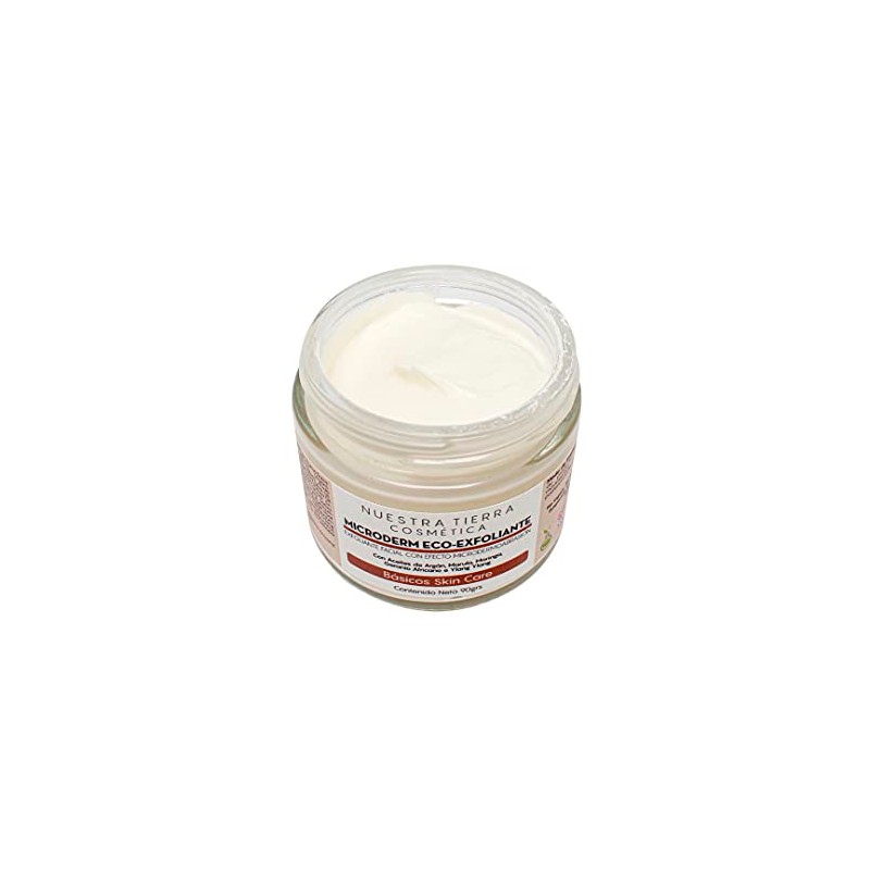 Gel de Microdermoabrasión Facial Orgánico y Eco-Consciente -110grs- Exfoliación Profesional