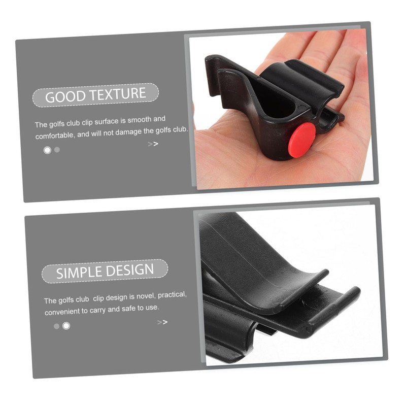 Mipcase Golf Putter Clip for Bag Adjustable Club Holder Sturdy
