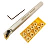 ASZLBYM 3/4" Lathe Internal Boring Bar Turning Tool Holder S20R-MWLNR08