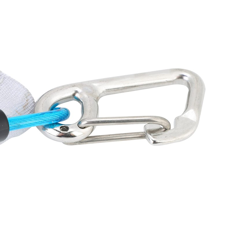 Diving Anti-lost Snappy Coil Nylon Webbing Underwater Diving Coil for