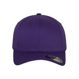 Flexfit Unisex's Wooly Combed Baseball Cap, Purple, S/M