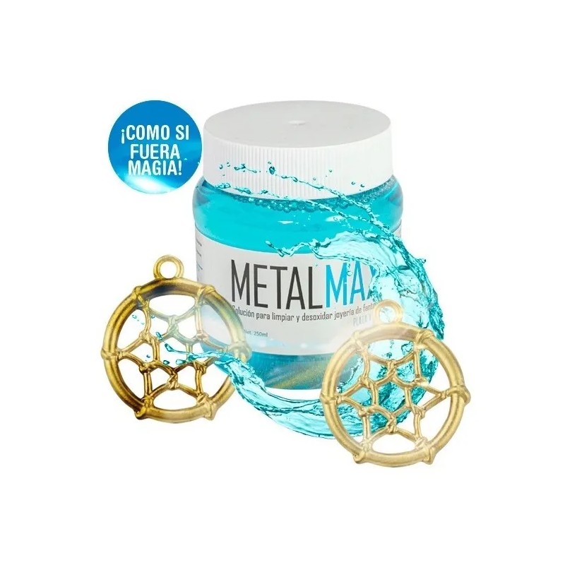 Metal Max 250 Ml. Limpiador De Joyería Para Oro Y