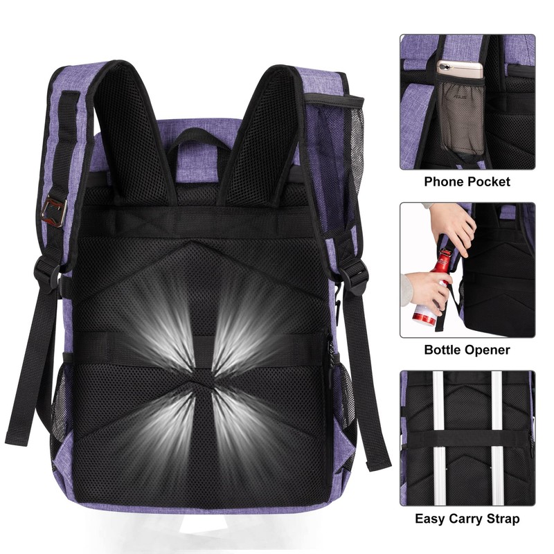 Backpack Coolers Insulated Leak Proof 30 Cans with Reusable Ice
