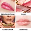 Oulac Metallic Nude Lipstick Set 3PCS, Comfortable Creamy Texture, Smooth