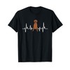 Fox Red Labrador Retriever Heartbeat Foxred Lab T-Shirt