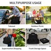 amzoya Insulated Food Delivery Bag with 8 Cup Holder,removable partition