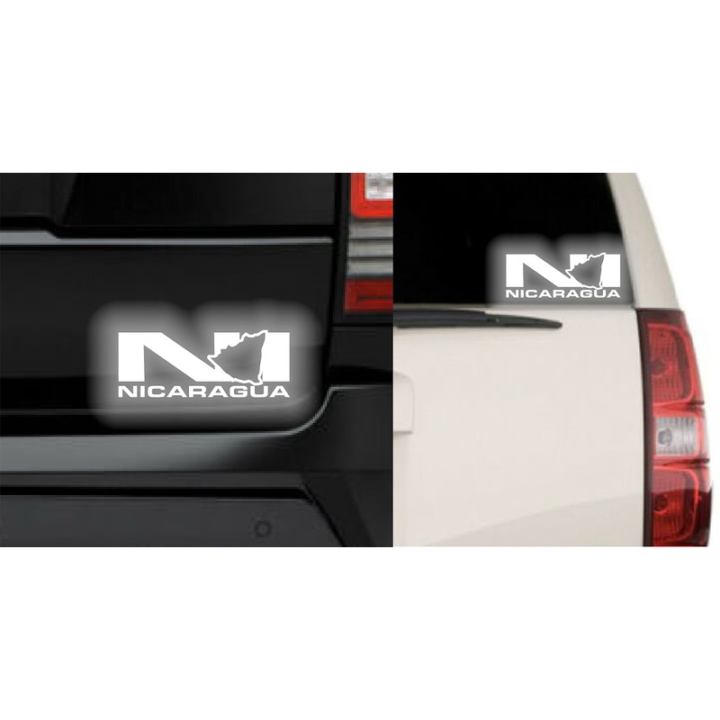 Nicaragua NI Reflective Sticker Decal