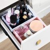 Plastic Baskets for Desk Organizing, Drawer Organizer, 2 Medium+2 Small