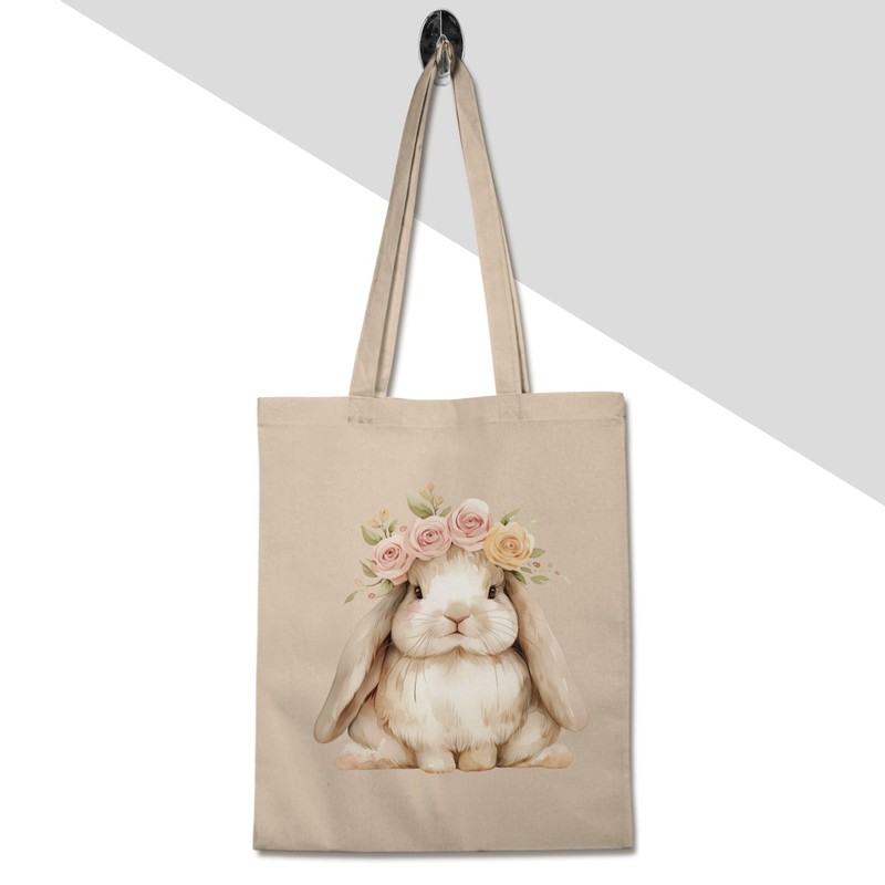 Shirtracer - Cotton Bag - Easter Gift - Cute Rabbit