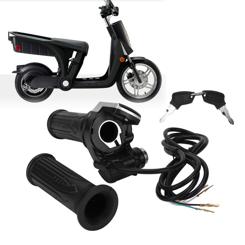 24V HalfTwist Throttle Grip LED Power Indicator with 2 Keys
