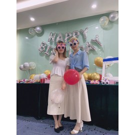 LINGAIXINYUE 2 Packs Happy Birthday Sunglasses,Birthday Photo Props Funny Novelty Glasses, Birthday Party for Kids and Adults