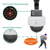 Solar Dummy Fake Camera Security Outdoor Solar Powered Simulated Surveillance