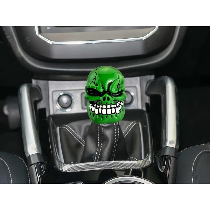 Lunsom Skull Shift Knobs Resin Shifter Head Most Car Transmission