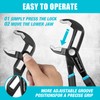 DURATECH Water Pump Pliers Set, Push-Lock Pliers Set, Upgrade Thicker