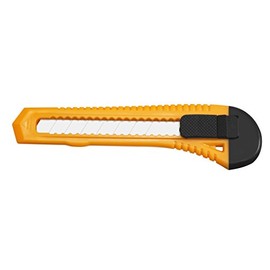 Westcott 84003 Cutter Office Lightweight Plastic Body, 18 mm, Orange/Black