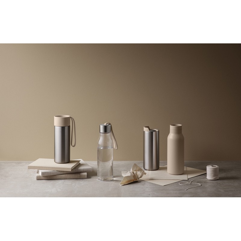 EVA SOLO Drinking Bottle 0.5 L Soft Beige Made of