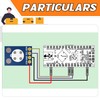 A-DIGISHUO GY-906 MLX90614ESF Infrared Temperature Sensor Module Non-Contact Infrared Temperature