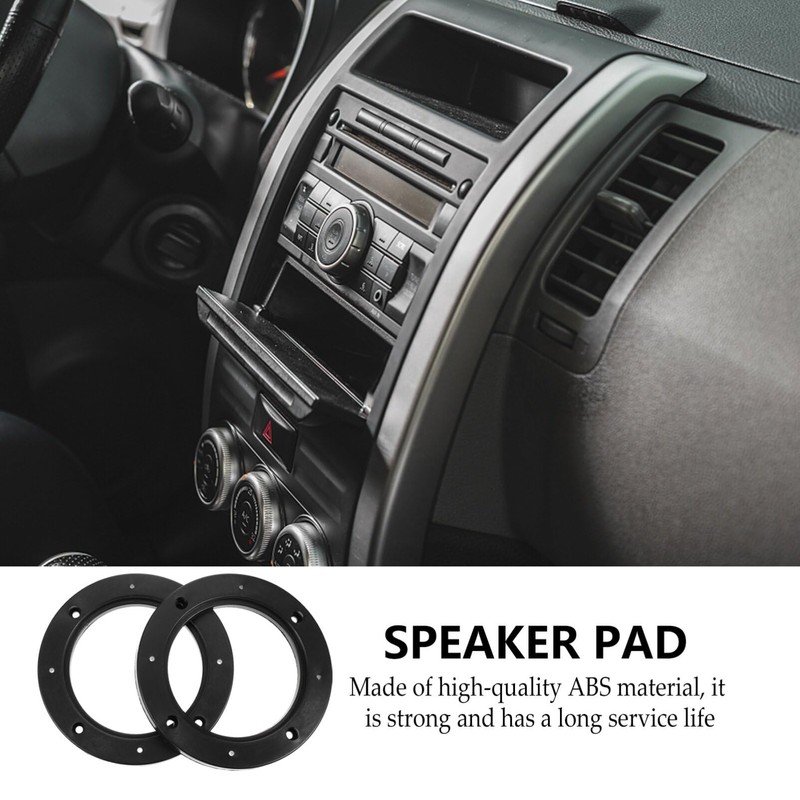 VICASKY 4pairs Auto Speaker Adapter Rings Speaker Spacers for Car