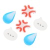 Tenwe Funny Hairpins, Cute Hairpin for Dating Girls Durable ABS