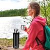 Insulated vacuum Thermo Bottle 1500ml/50.7oz with cup Stainless steel coffee