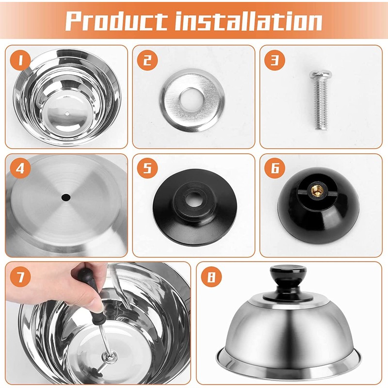 TOTSUN 2Pcs Burger Cloche Burger Covers Small Cheese Melting Dome