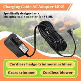 HAVANSIDY 45114005603 Charging Cable AC Adapter LK45 22.5V 0.65A Kit Compatible with STIHL FSA45 BGA45 HSA45, Genuine LK45 Charger Cable Replace 45114005602