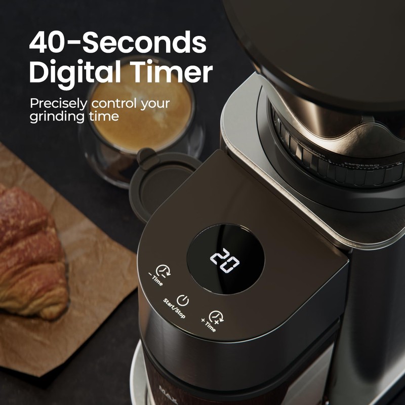 Electric Burr Coffee Been Grinder with Adjustable 24 Precise Grind